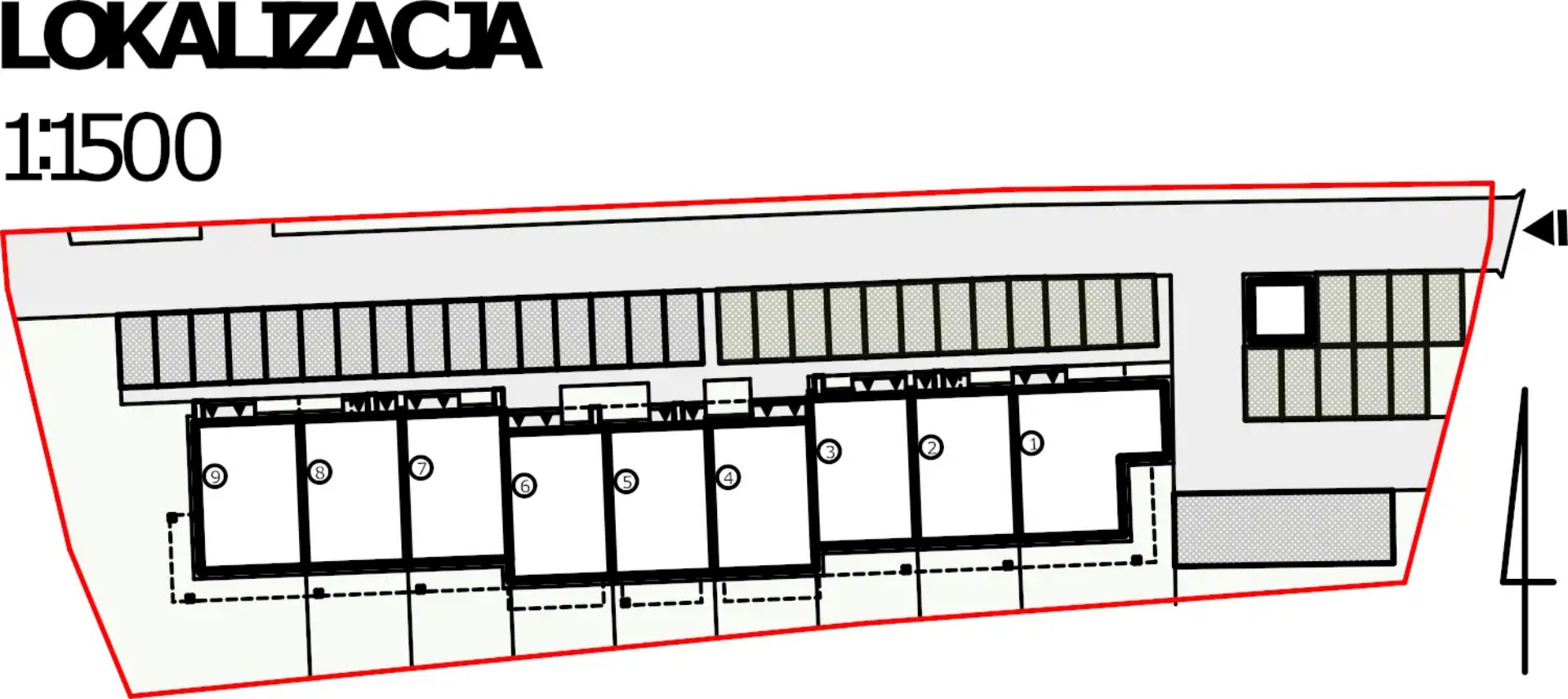 Szklane Tarasy Gościnna ETAP I - mapa